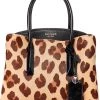 Kate Spade New York Margaux Medium Leather & Haircalf Satchel Women Satchels & Top Handles