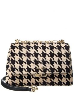 Kate Spade New York Houndstooth Medium Shoulder Bag Women Shoulder Bags