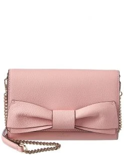 Kate Spade New York Olive Drive Agnes Bow Leather Crossbody Women Crossbody Bags