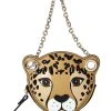 Kate Spade New York Run Wild Leopard Leather Coin Purse Women Wallets & Card Cases