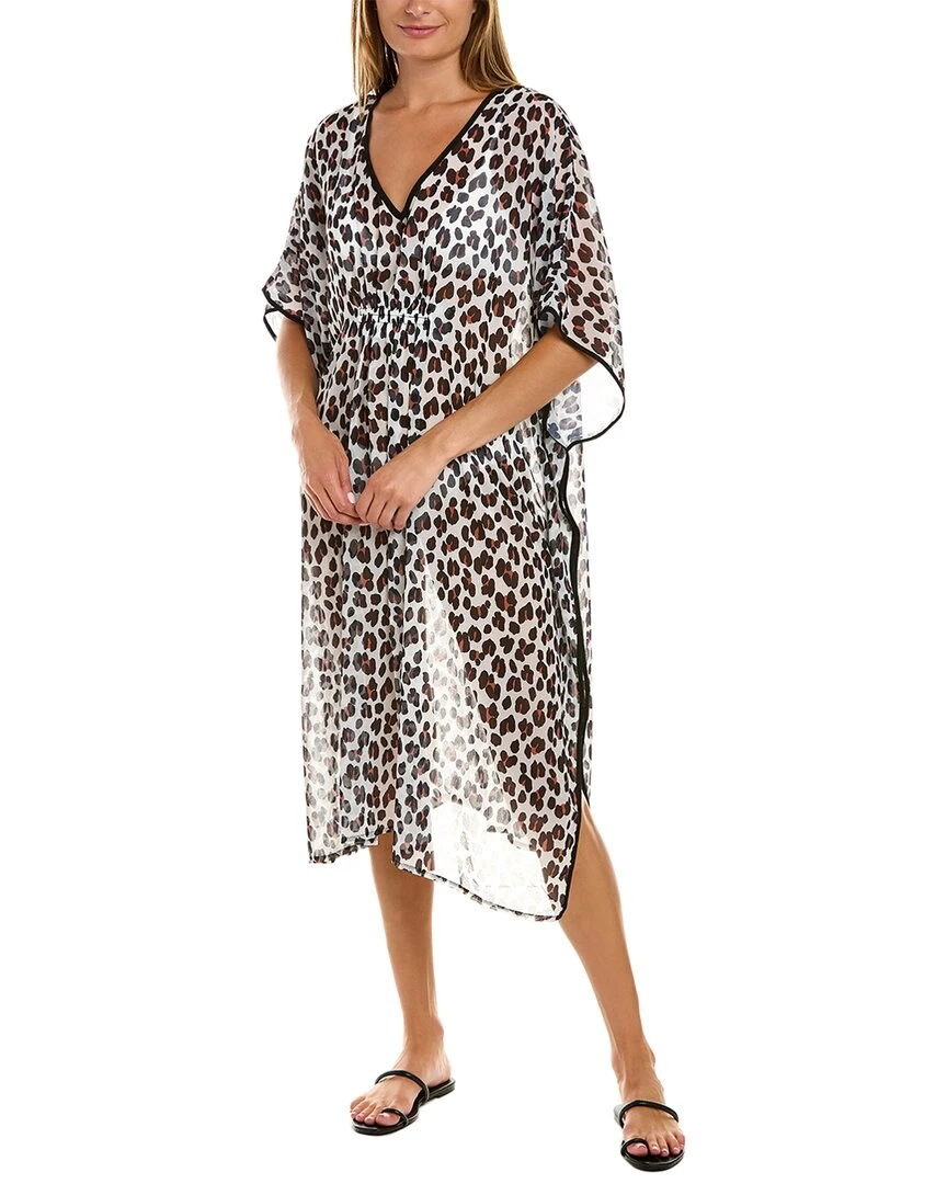 Kate Spade New York Long Caftan Cover-Up Dress Women Swimwear & Coverups 1 Kate Spade New York Long Caftan Cover-Up Dress Women Swimwear & Coverups