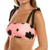 Kate Spade New York Shoulder Bow Tie Scoop Bikini Top Women Swimwear & Coverups