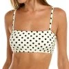 Kate Spade New York Square Neck Bandeau Bikini Top Women Swimwear & Coverups
