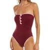 Kate Spade New York Classic Bandeau One-Piece Women Swimwear & Coverups